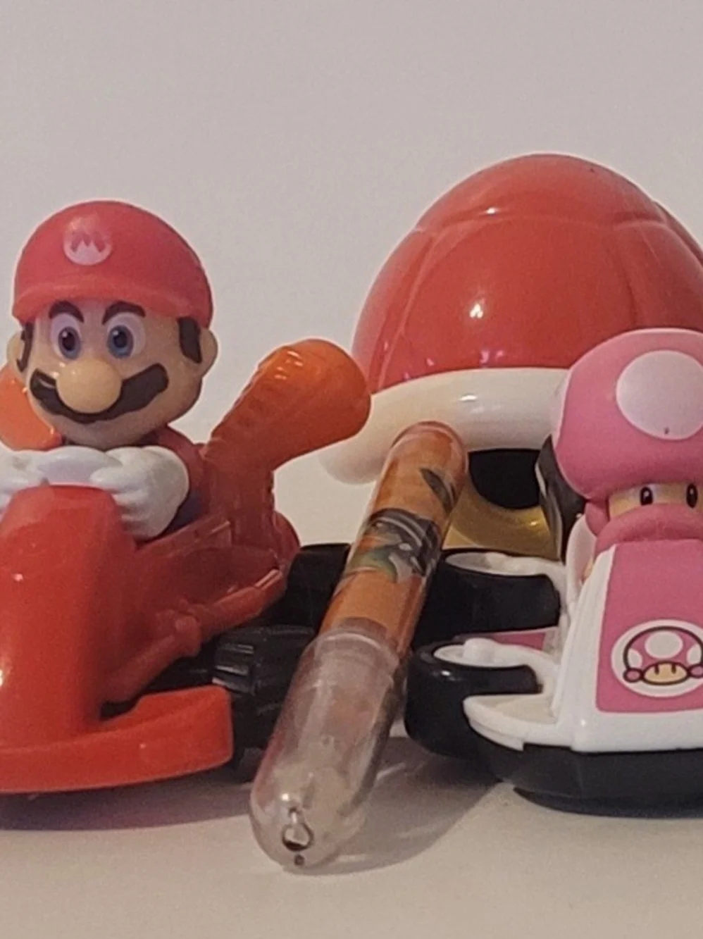 Nintendo Mario Kart McDonald's Happy Meal Toy Lot – Karts, Shells & Yoshi Pen